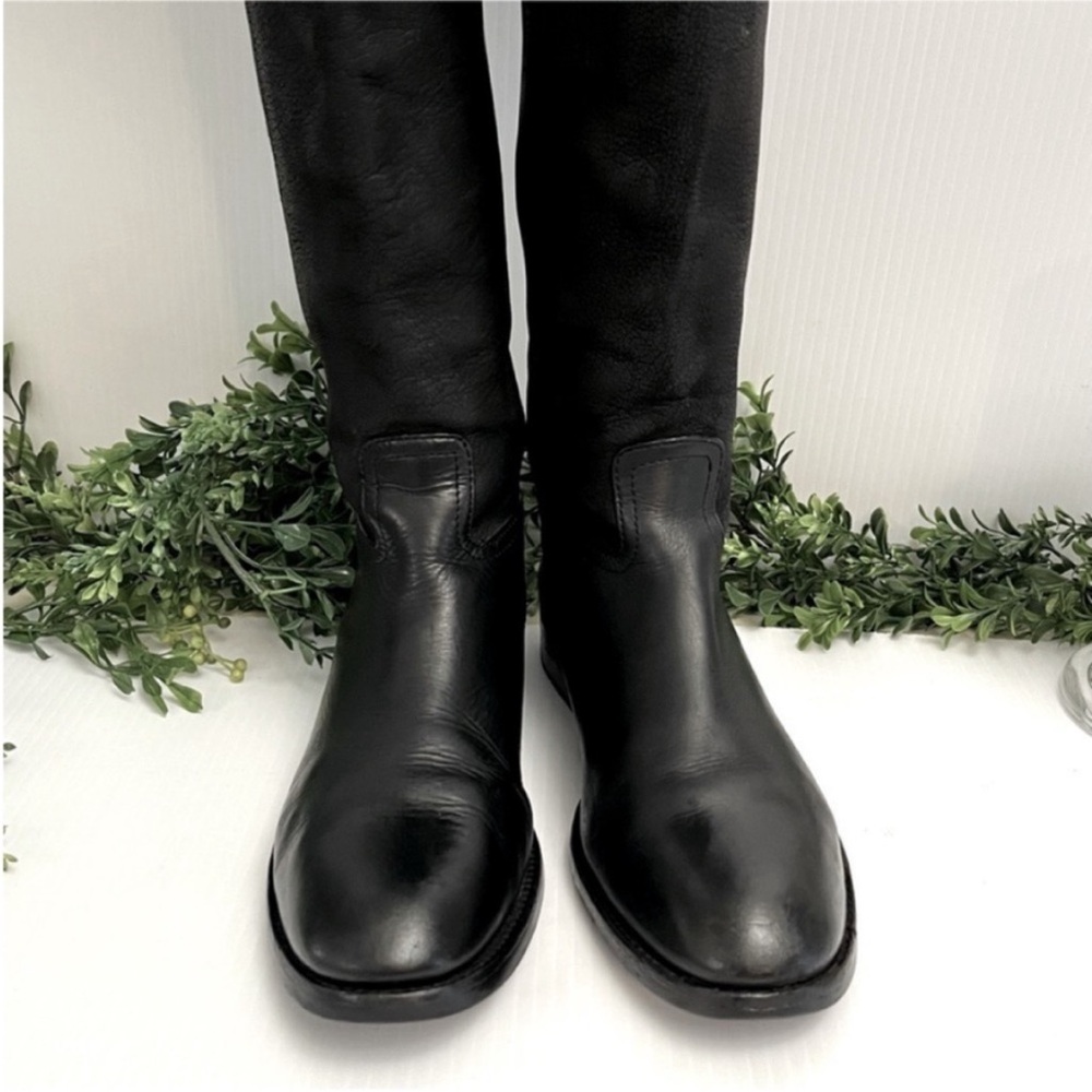 Tory Burch Simone Black Over-the-Knee Boots Size 8 - Picture 10 of 16